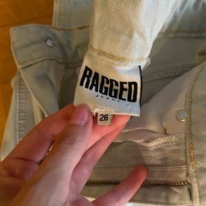 Ragged priest slit jeans size 26 (XS)